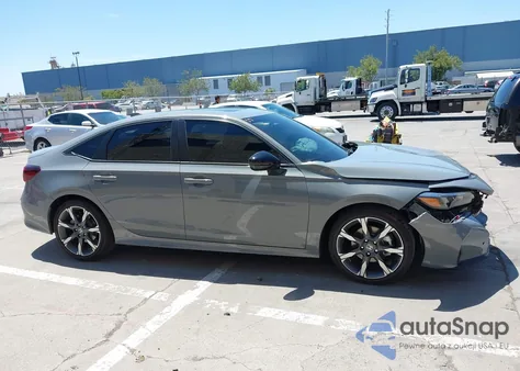 2025 Honda Civic Hybrid Sport/Sport Touring из США, поврежденный, VIN 2HGFE4F84SH336671